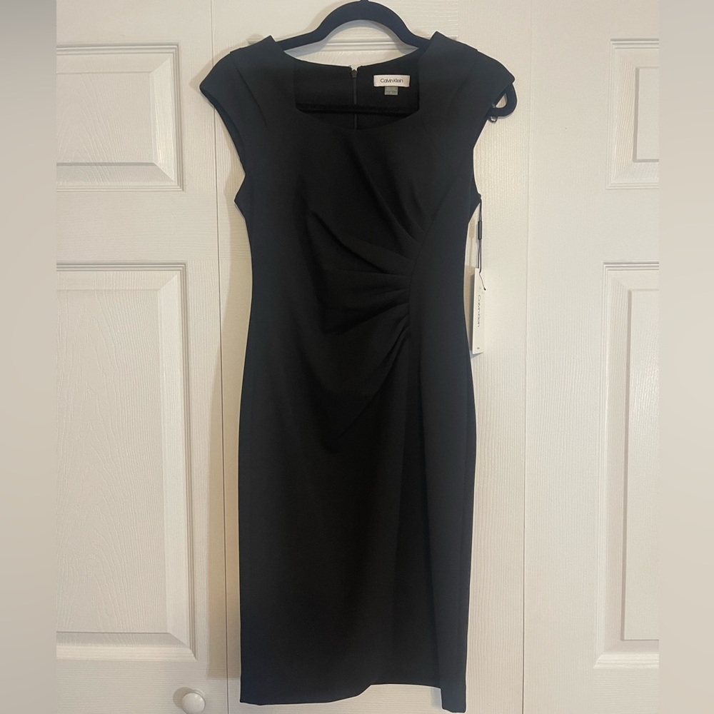 Black Classic Calvin Klein Dress. New with tags. size 2